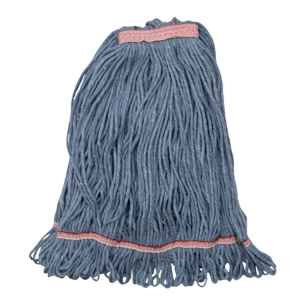 Sparta 4-Ply Large Looped End Mop Head Blue Blend Narrow Band 369325M14 NEW